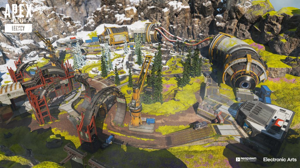 Mapa Phase Runner del modo Arena 3 vs 3 de Apex Legends