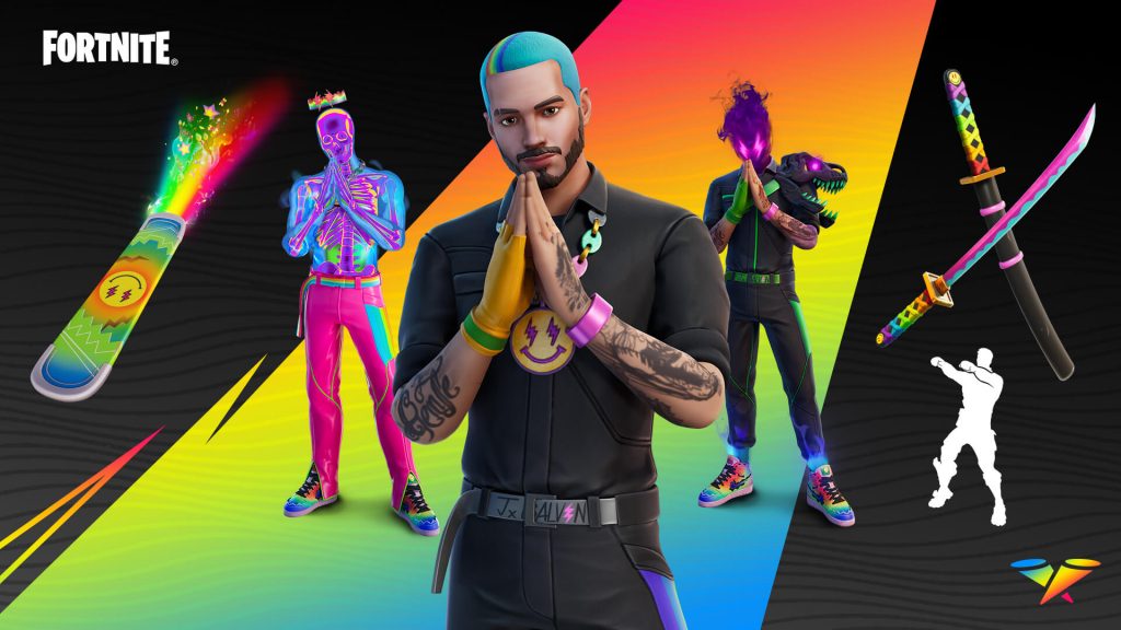 J Balvin llega a Fortnite con su propia skin y cosméticos