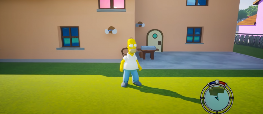 Así se vería The Simpsons Hit & Run si hicieran un remake