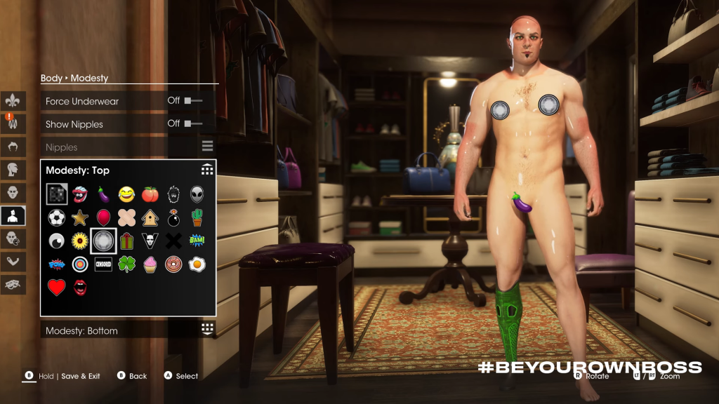 Saints Row muestra sus opciones de personalización