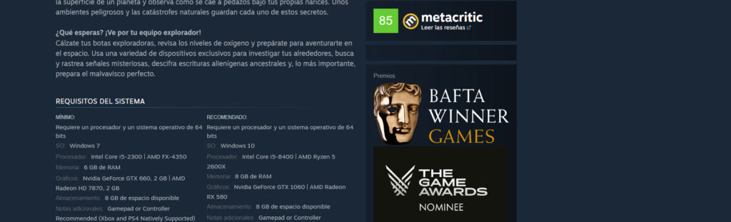 Steam no permitirá que los juegos presuman sus calificaciones