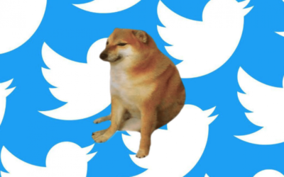 Twitter cambia su logo por la perra Shiba de DogeCoin