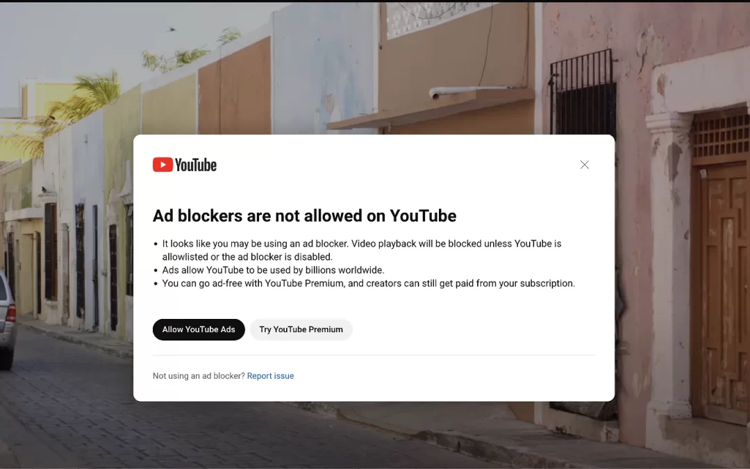 Youtube va enserio contra los Bloqueadores de Anuncios